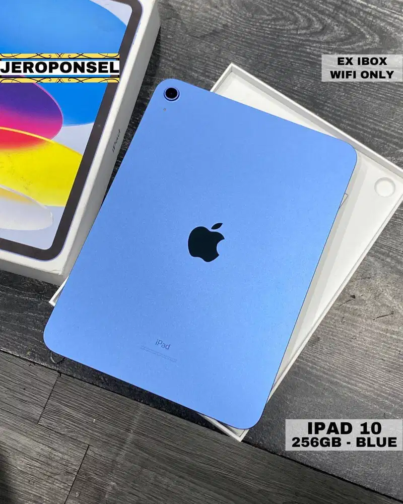 IPAD 10 64GB BLUE WIFI IBOX BH 95% MASIH GARANSI PANJANG LIKE A NEW