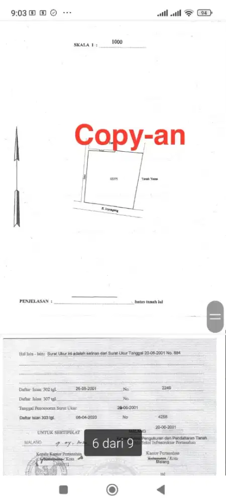 Tanah Belakangan Kamps UIN Merjosari