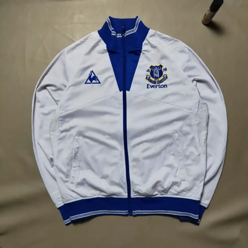 football shirt fc everton le coq sportif training quarter USED GOOD