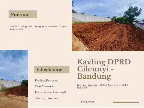 DPRD Cileunyi – Cocok Bangun Rumah Impian & Kost