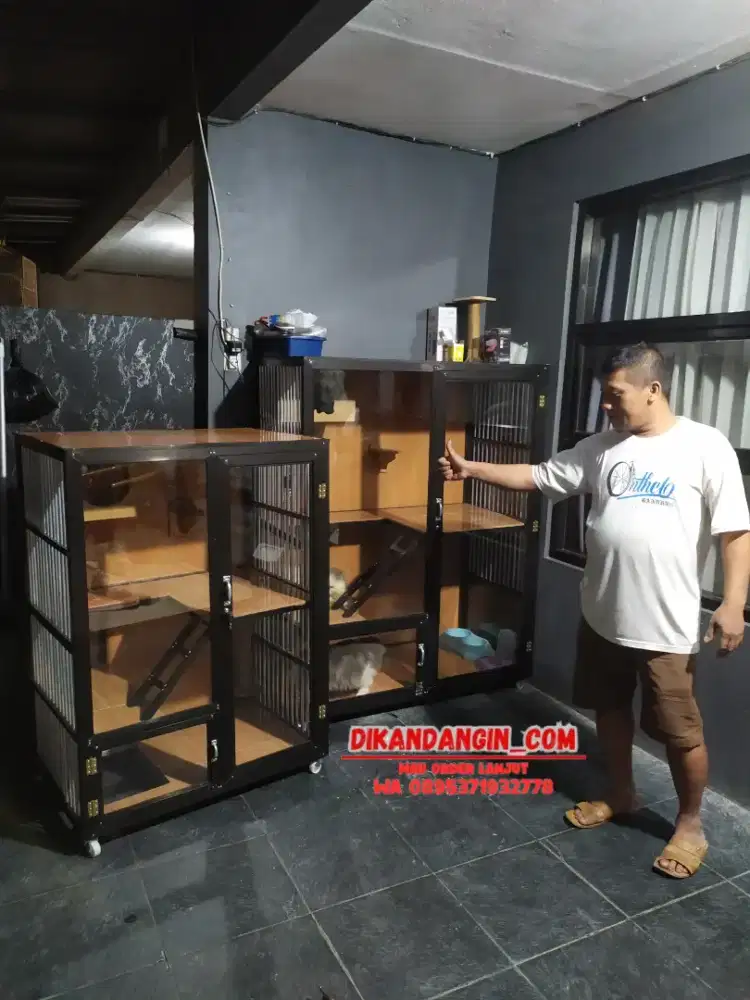 Kandang kucing alumunium bandung