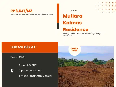 Tanah Kavling Kolmas – Pilihan Tepat untuk Keluarga Muda