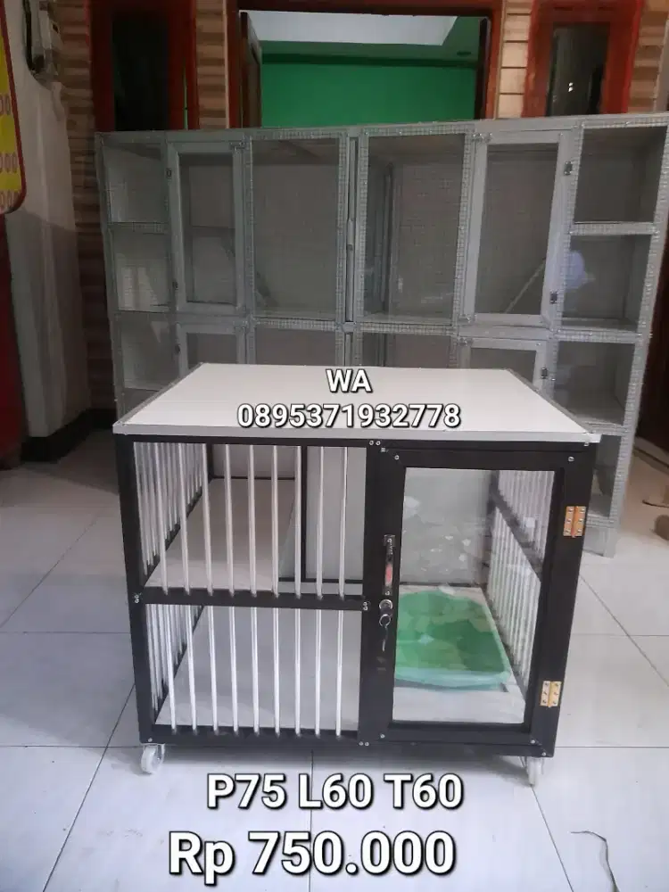 KANDANG KUCING ALUMUNIUM SIAP KIRIM