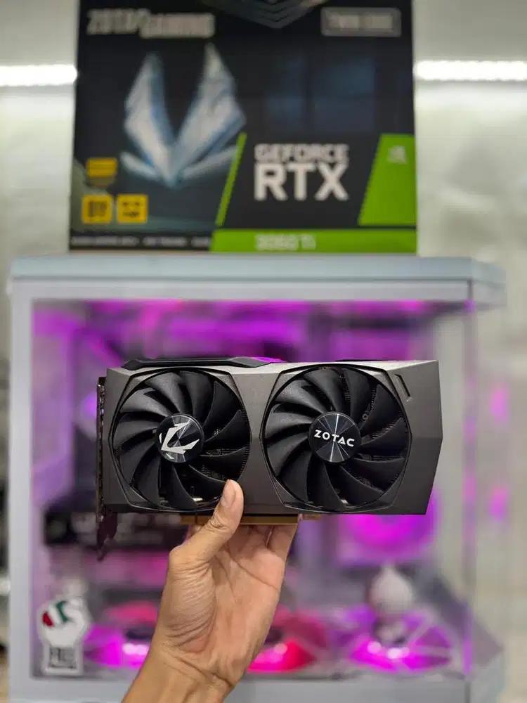 Zotac Rtx 3060Ti 8Gb Gddr6 Fullset Bagus Normal Garansi