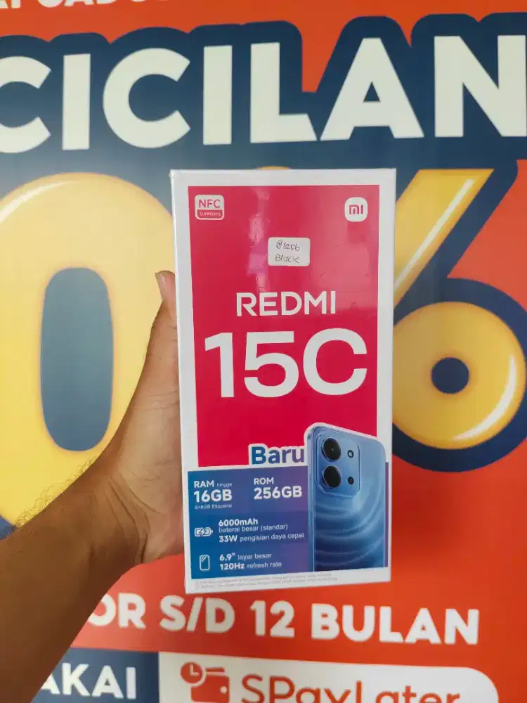 REDMI 15C 8/256 BARU