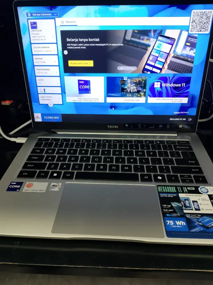 Laptop MEGABOOK T1 14