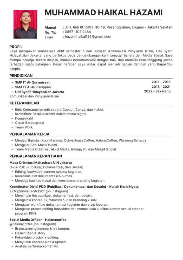 Mencari Lowongan Pekerjaan Barista