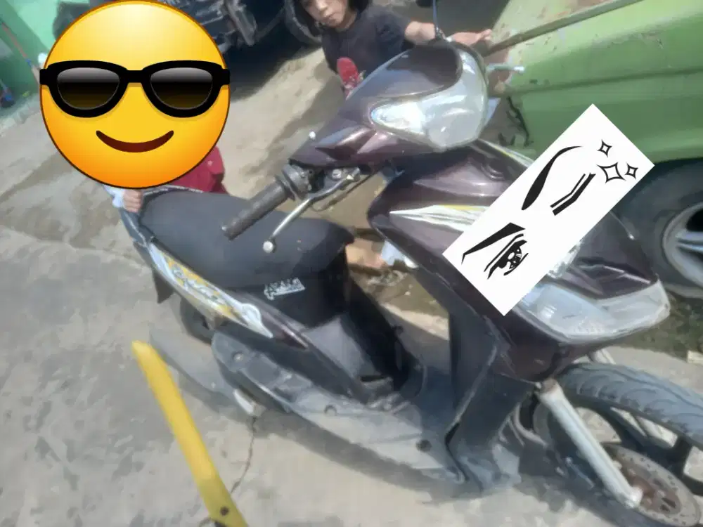 Mio Smile 2010 Plat BE Lengkap