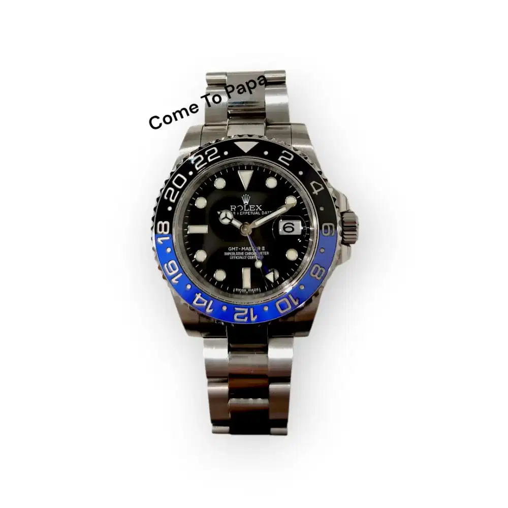 2nd RLX GMT II Batman Oyster Bracelet CHS NOOB V11