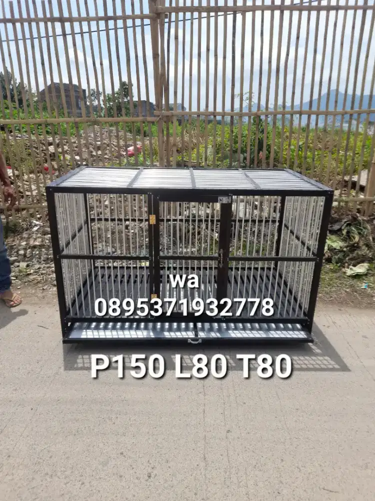 KANDANG ANJING ALUMUNIUM SIAP KIRIM BAYAR COD