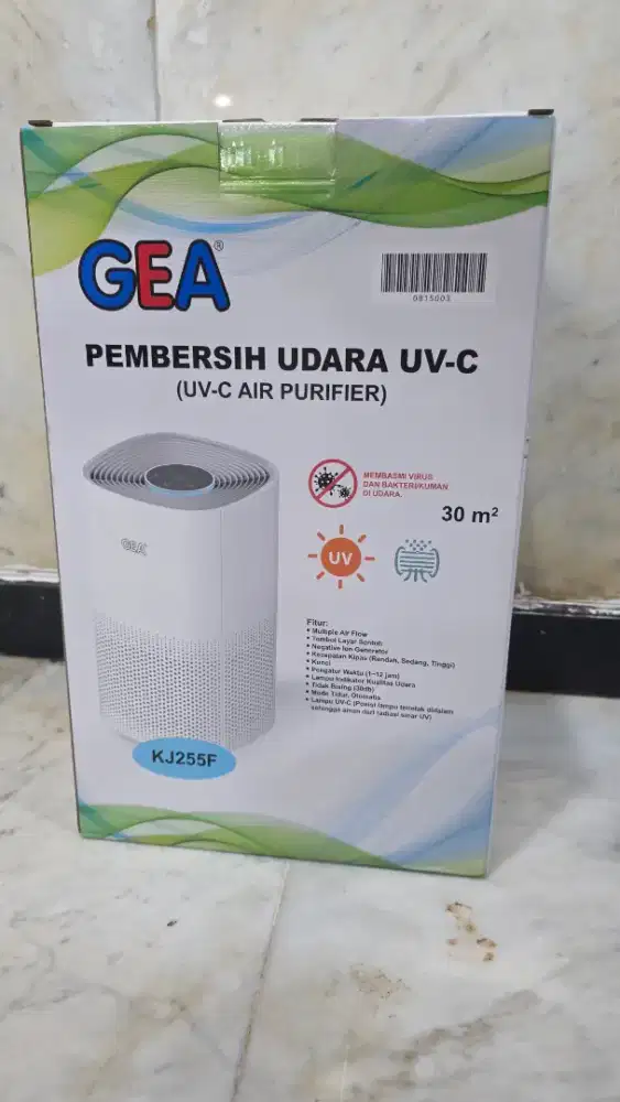 [Brand New] GEA Air Purifier + UV-C KJ255F Coverage Area 30m²