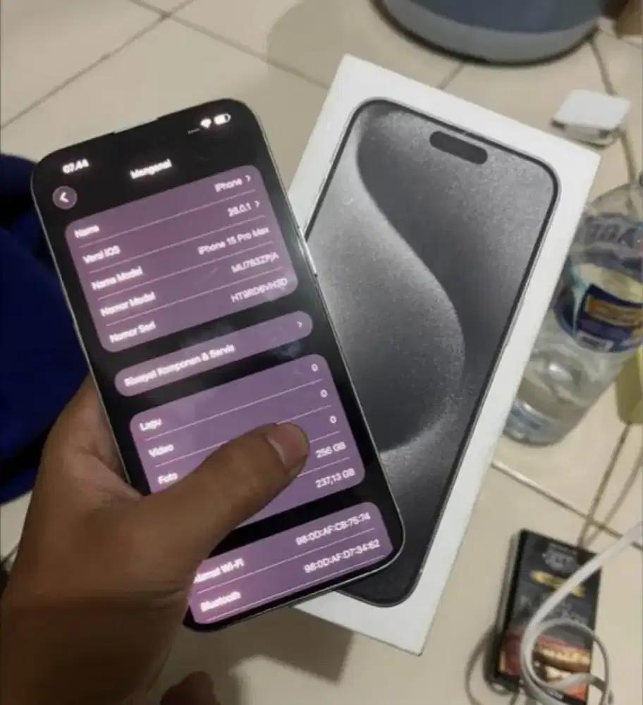 Iphone 15 pro max 256 gb beacukai