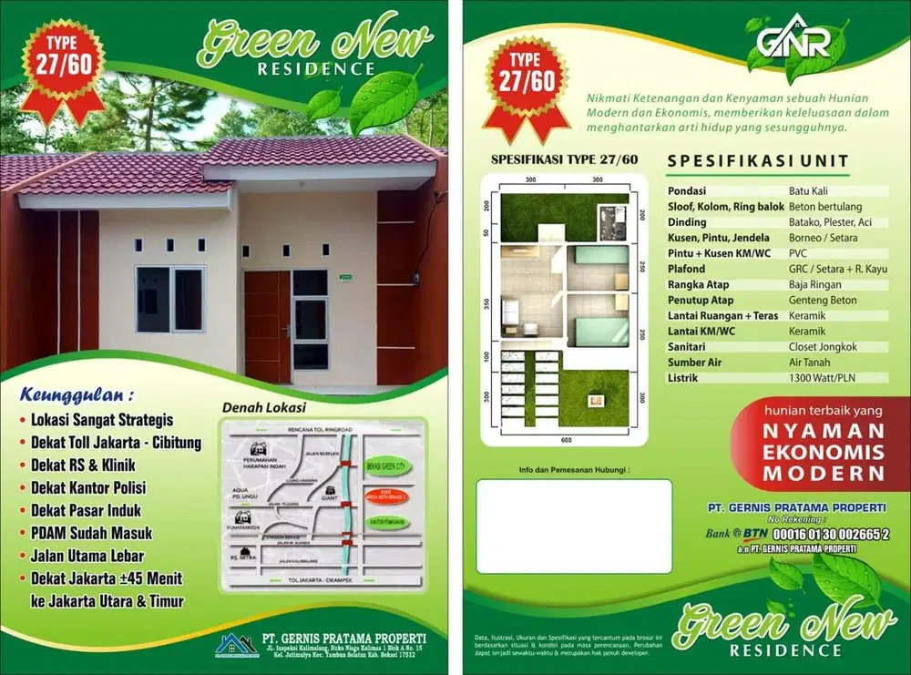 RUMAH SUBSIDI STRATEGIS