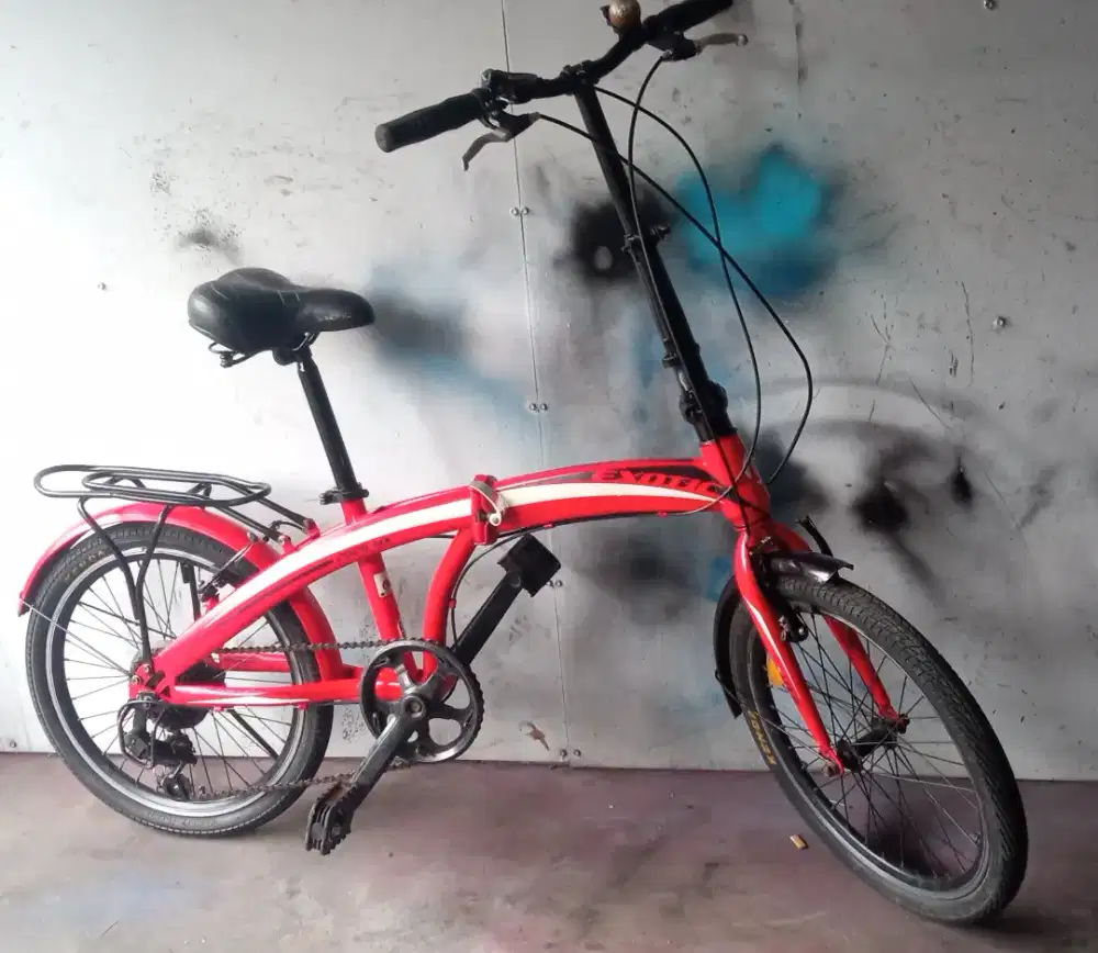 Sepeda lipat 20in exotic sped 7