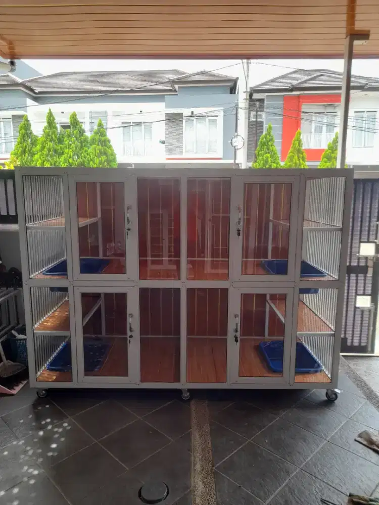 KANDANG KUCING ALUMUNIUM READY STOCK