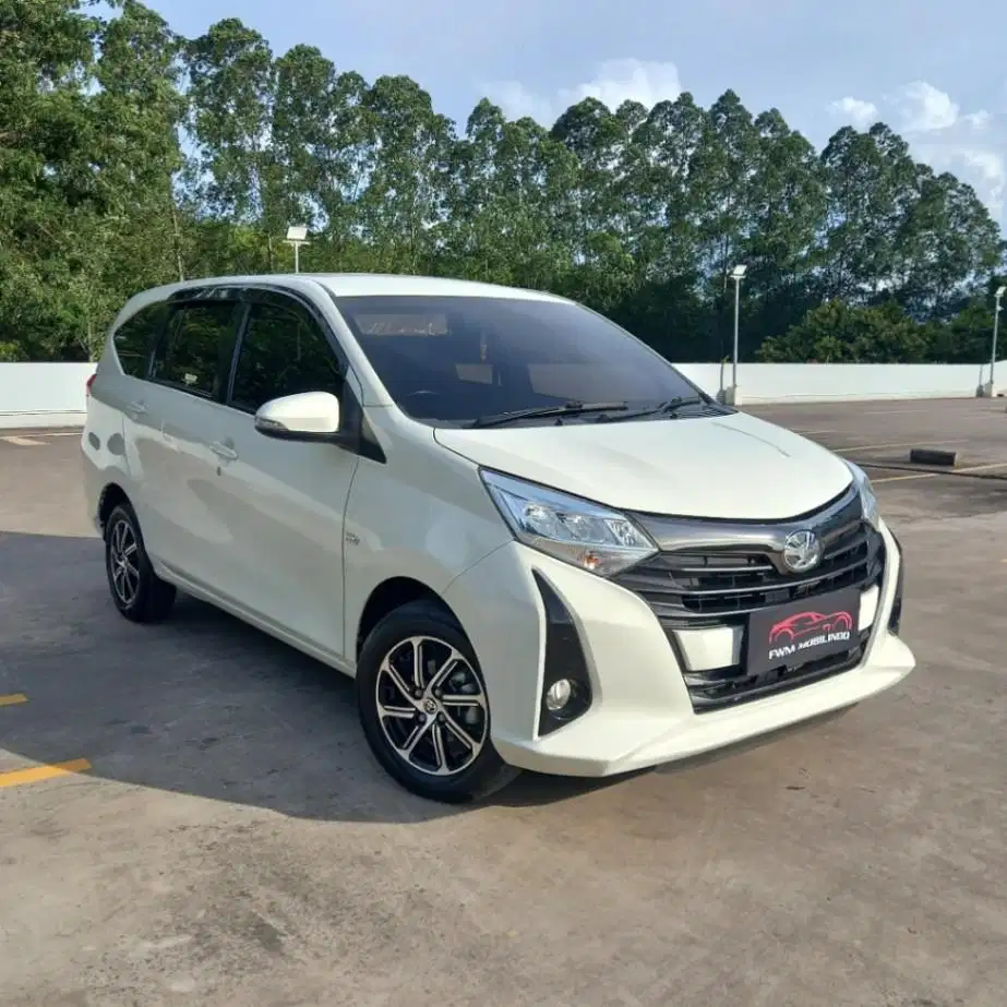 toyota calya G AT 2021 putih, DP murah promo terbatas