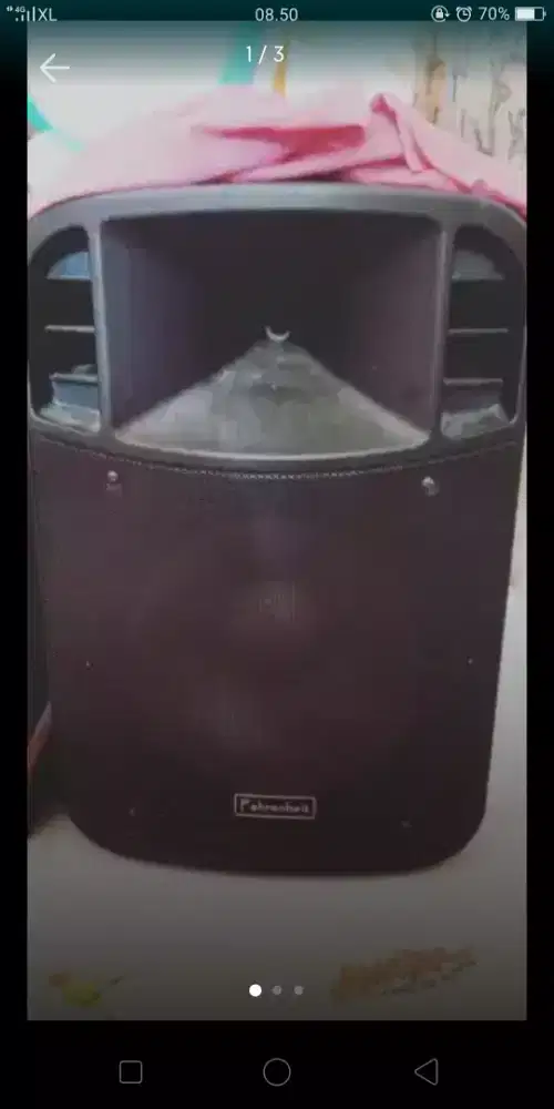 Di jual speaker aktif merek fahrenheit kondisi apa adanya