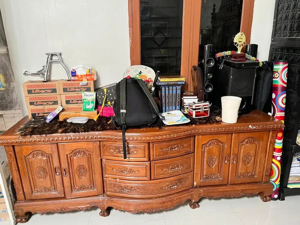 Meja buffet jepara asli