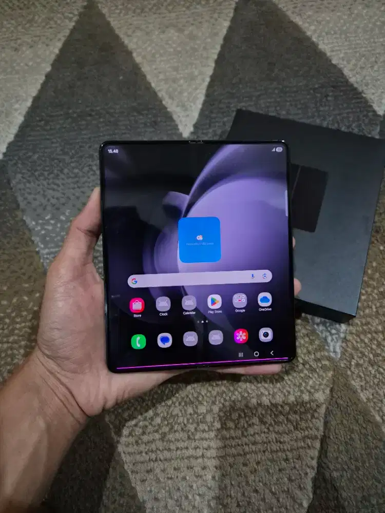 Samsung Z Fold 5 12/256GB Sein Resmi Black Lengkap