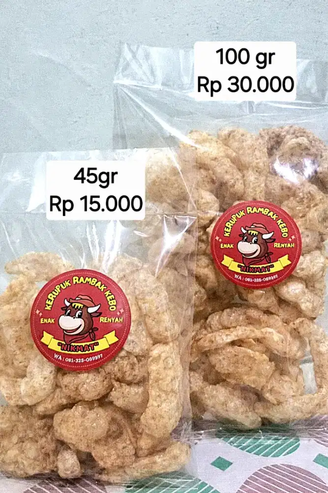 Kerupuk kerbau nikmat