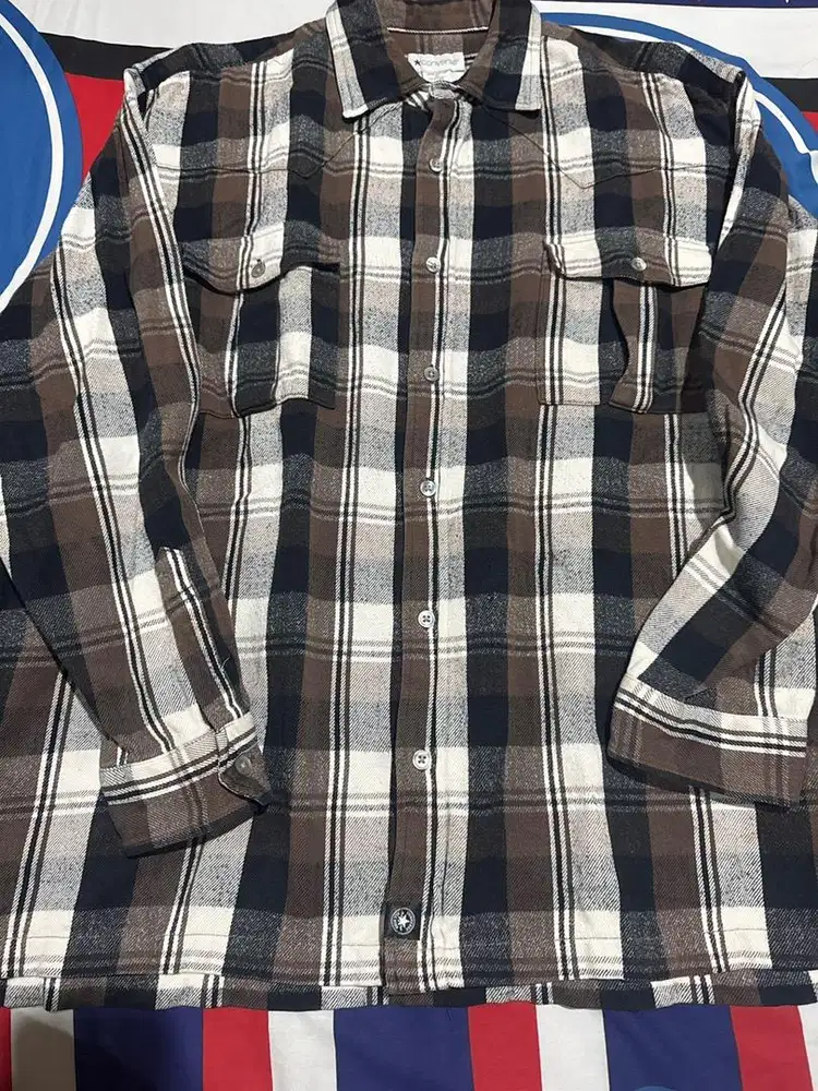 Kemeja Flanel Converse Bigsize