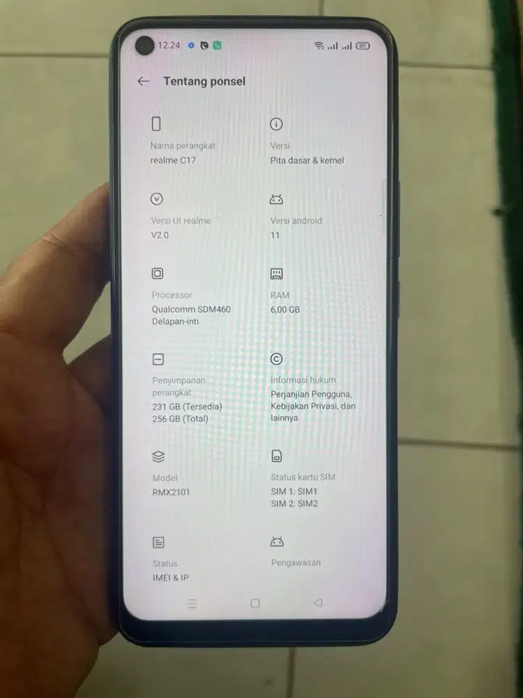 Realme C17 ram 6/256Gb