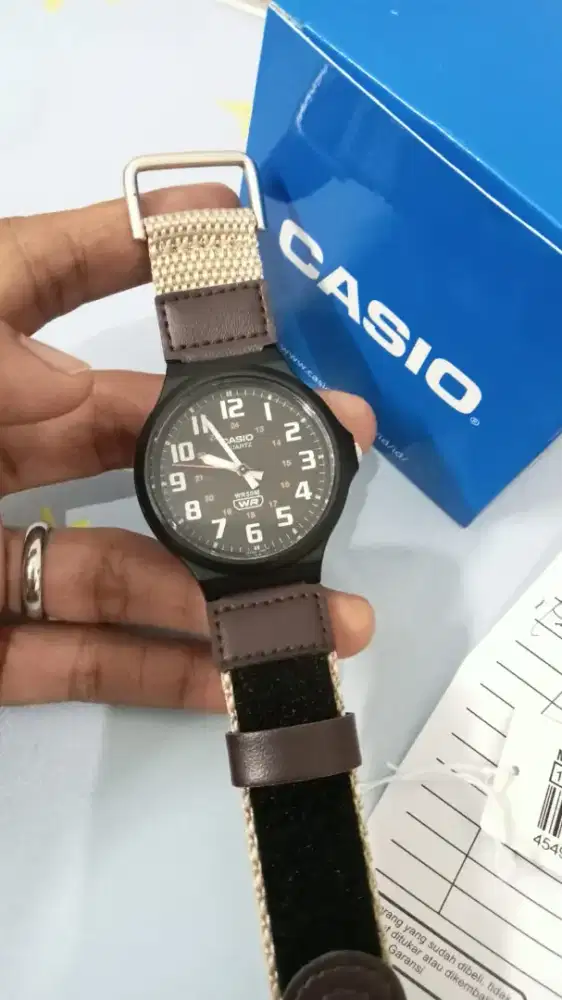 Jam Tangan Pria Casio Vintage Brown