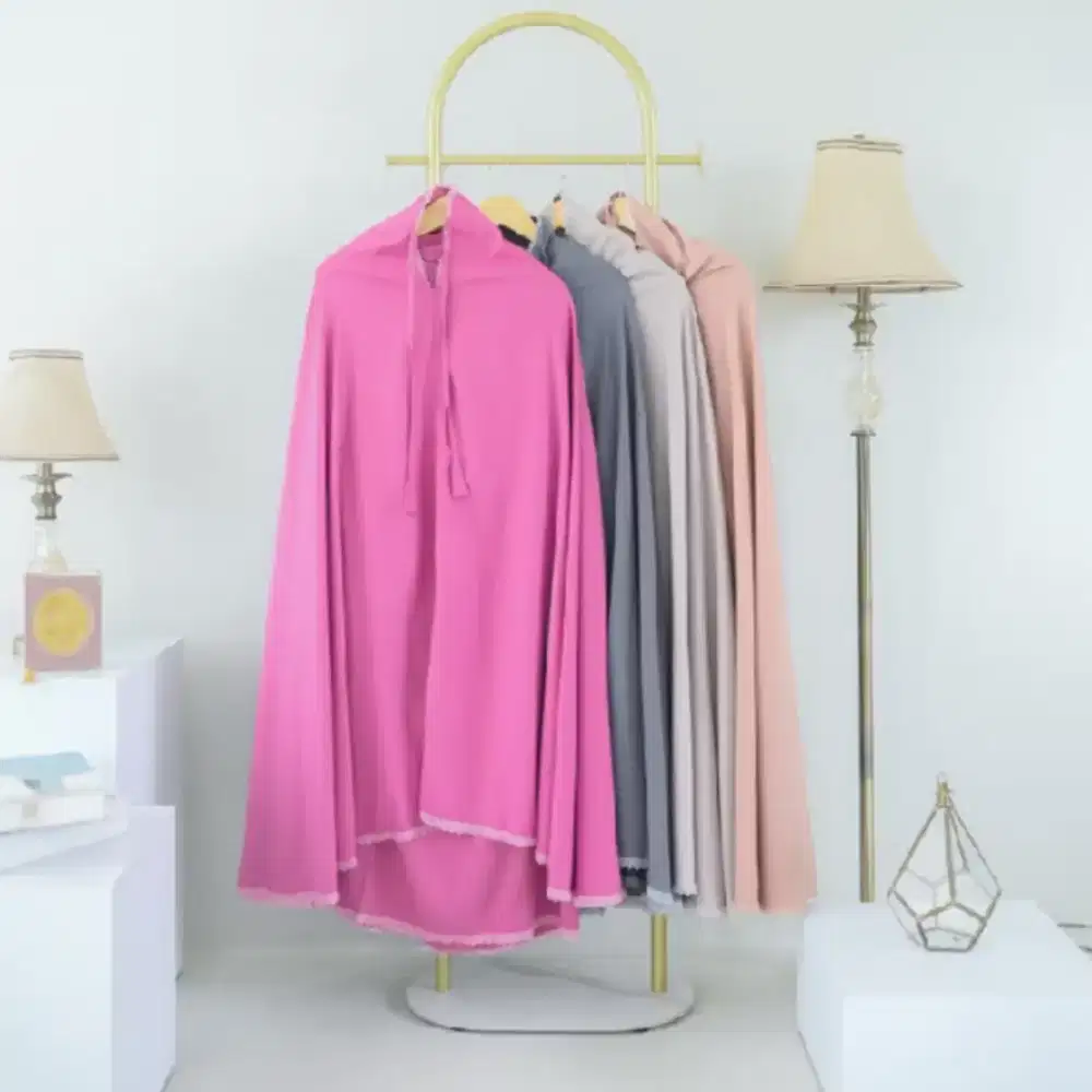 Cod mukena Travelling renda 2in1