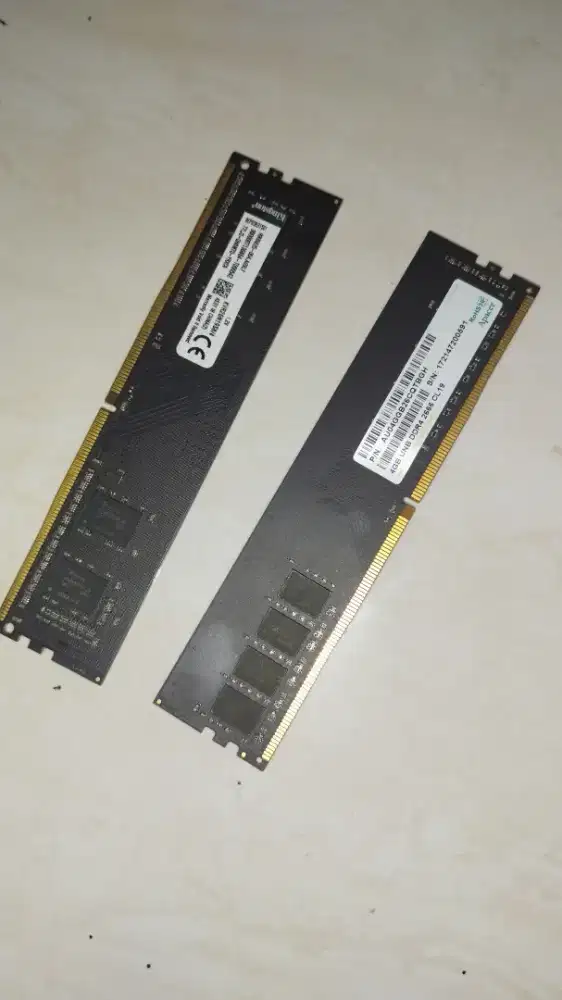 RAM DDR4 2X4GB 2666Mhz Kingston & Apacher BELI SEBELUM HARGA LEPAS