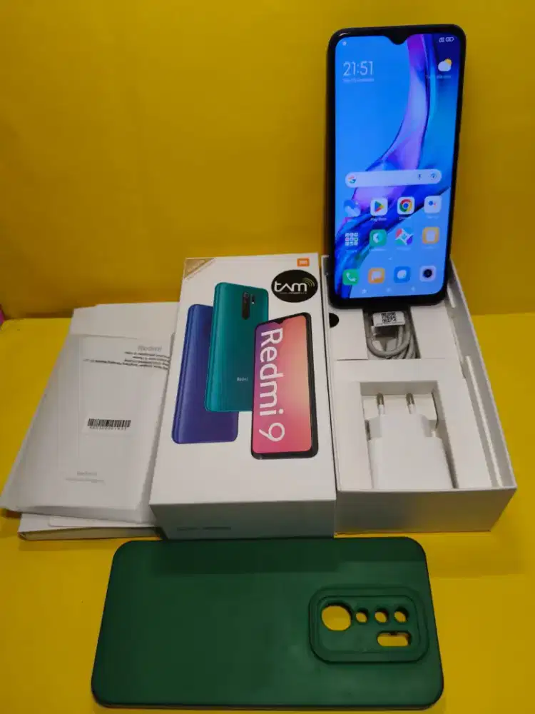 Redmi 9 4/64GB 4G LTE Mulus Lengkap