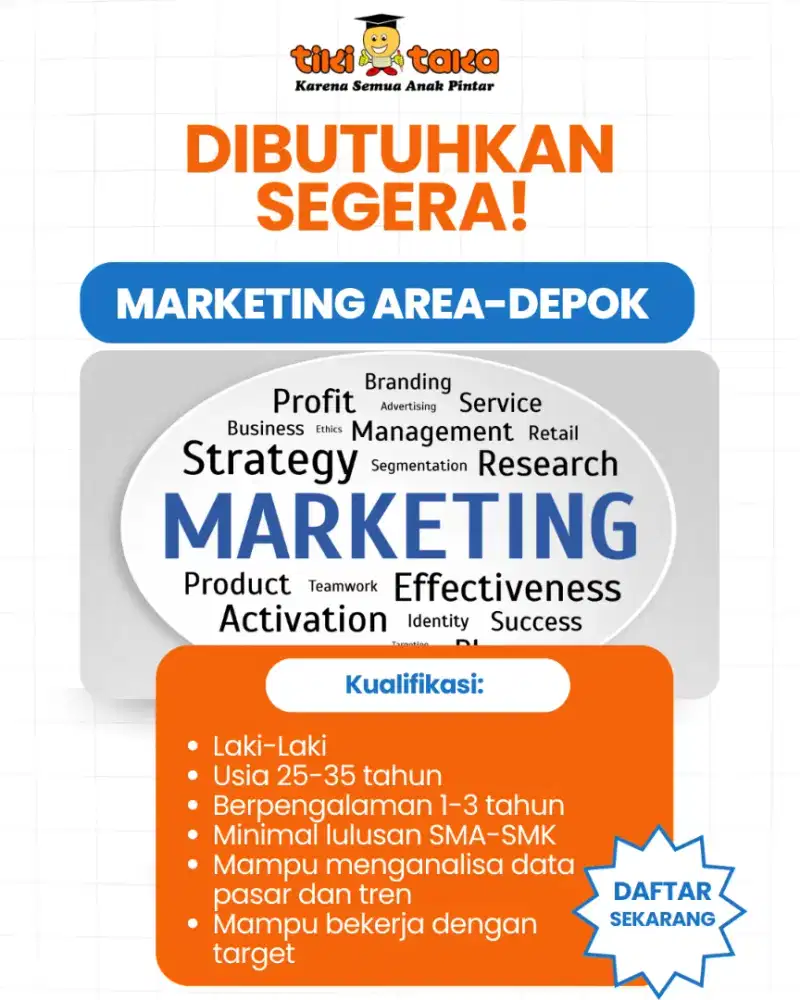 Guru dan Marketing Area-Depok