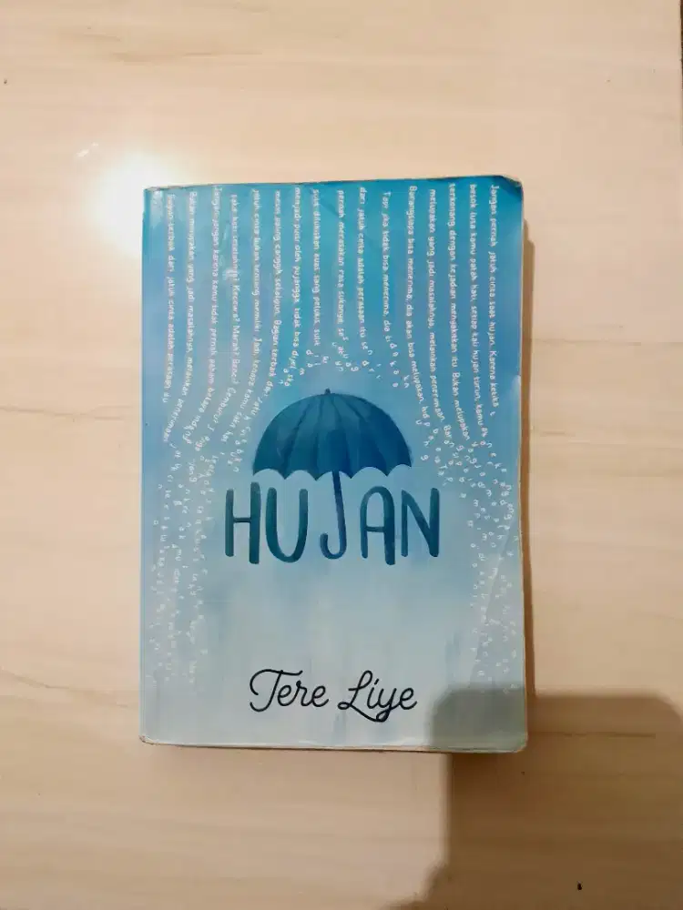 preloved novel hujan by Tere Liye