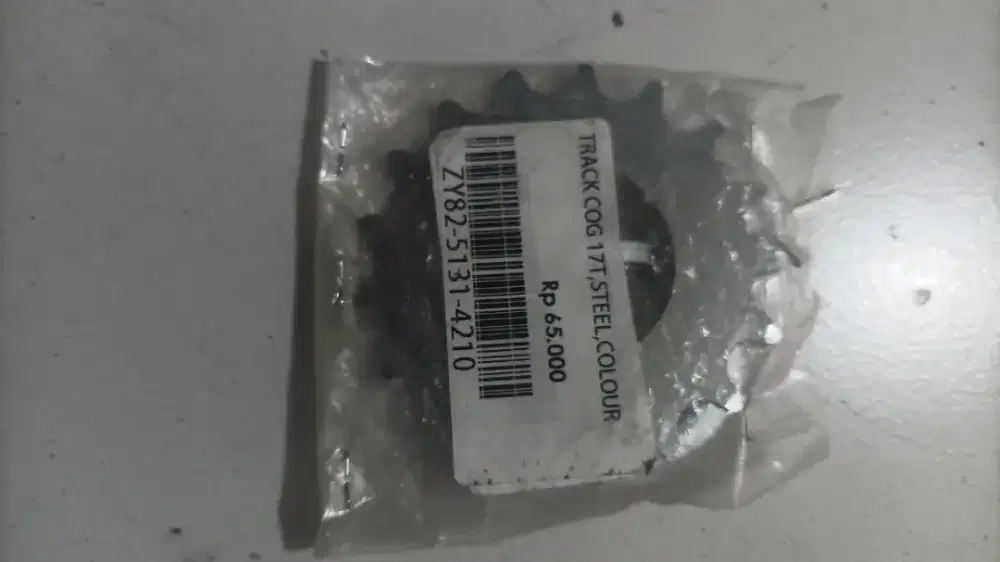Track cog 17t steel bahan baja by united