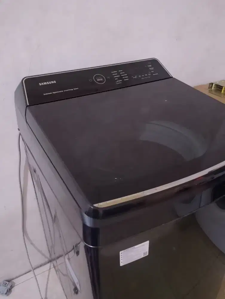 Mesincuci Samsung smart inverter 18 kg siap pakai
