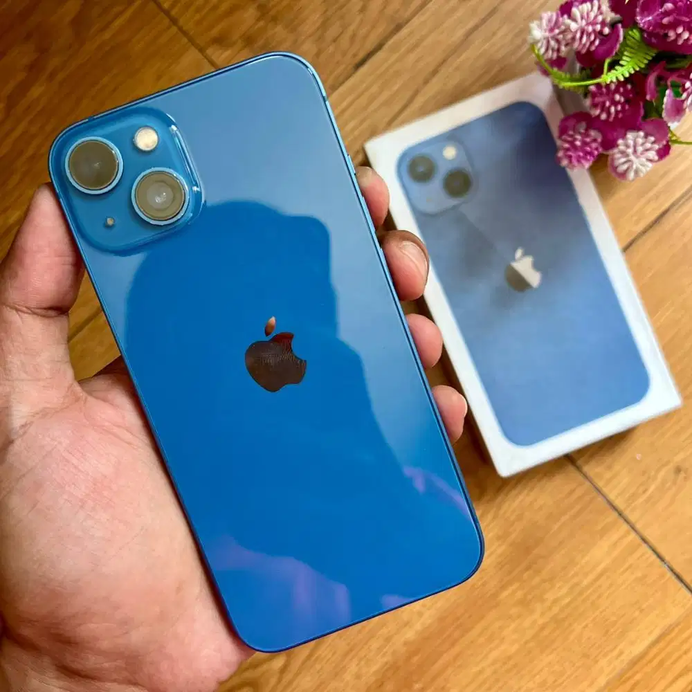 iPhone 13 256 Blue Bh 84% Imei Aktivasi Lama Aman bisa semua kartu