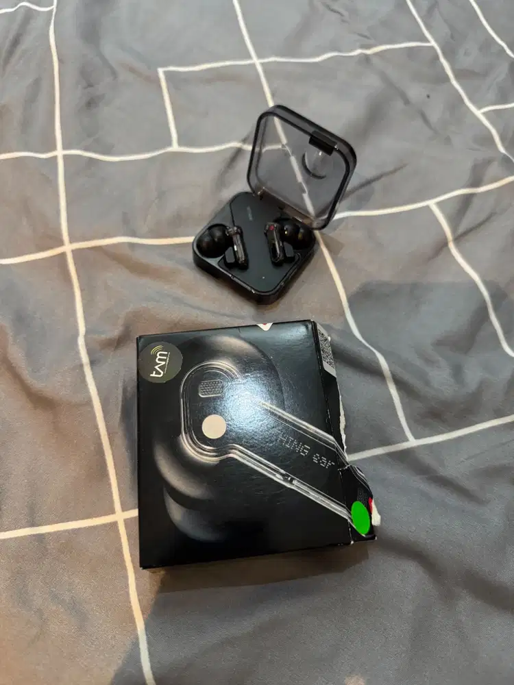 Nothing EAR B171 model 2024 ANC Black resmi TAM TWS HEADSET