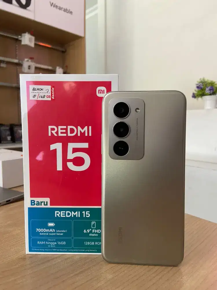 PROMO TERMURAH REDMI 15 8/256 NEW SEGEL