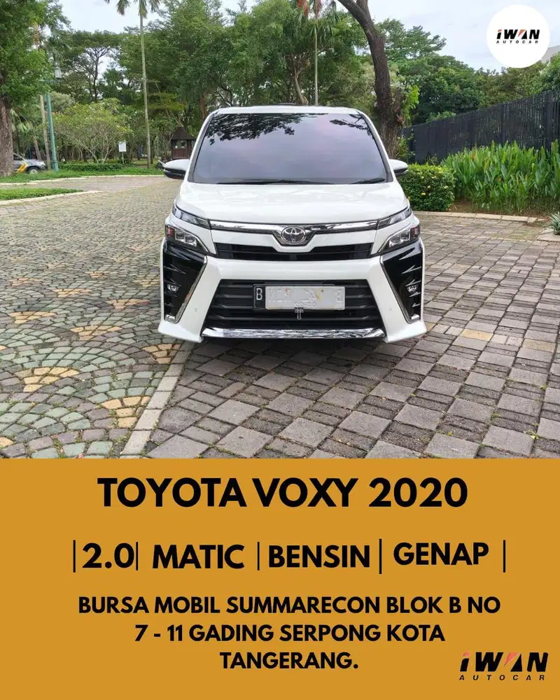 TOYOTA VOXY 2.0 AT 2020 KM ANTIK