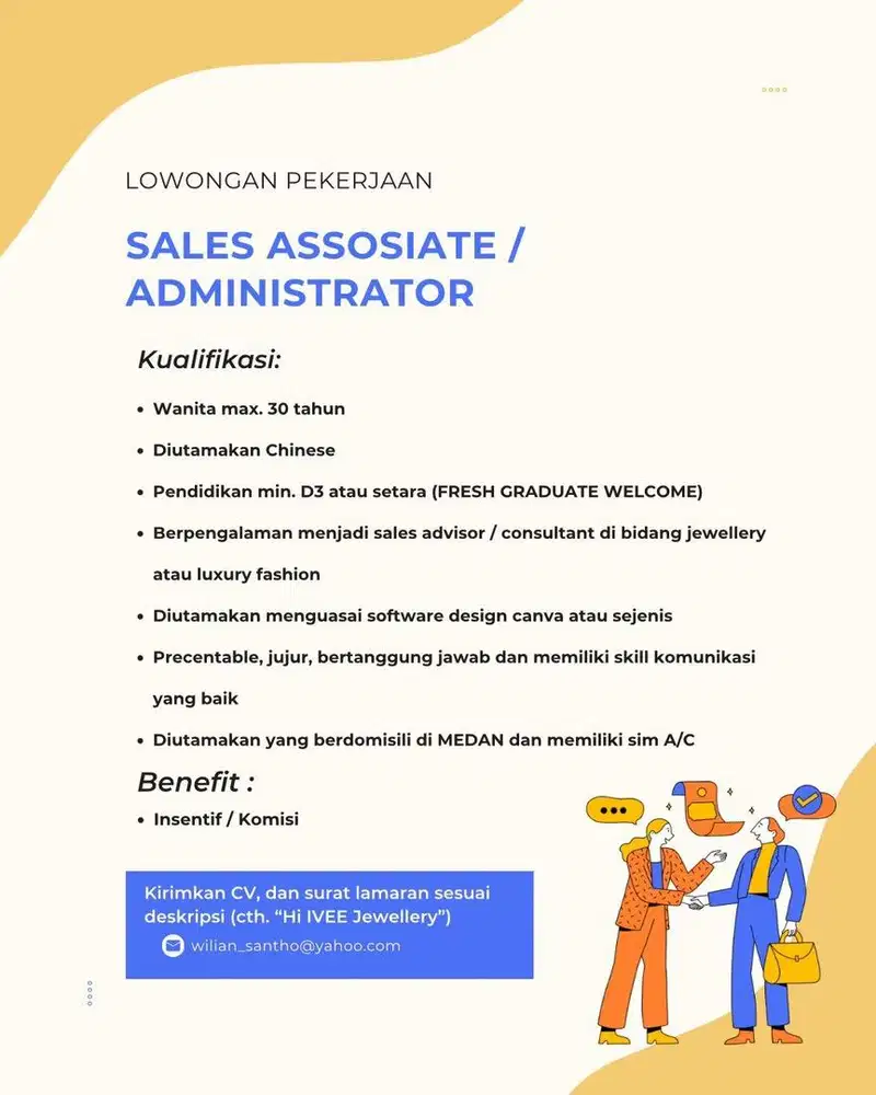 Lowongan kerja sales sosial media