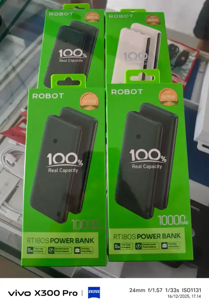 PowerBank Robot 10 Ribu mAh Real