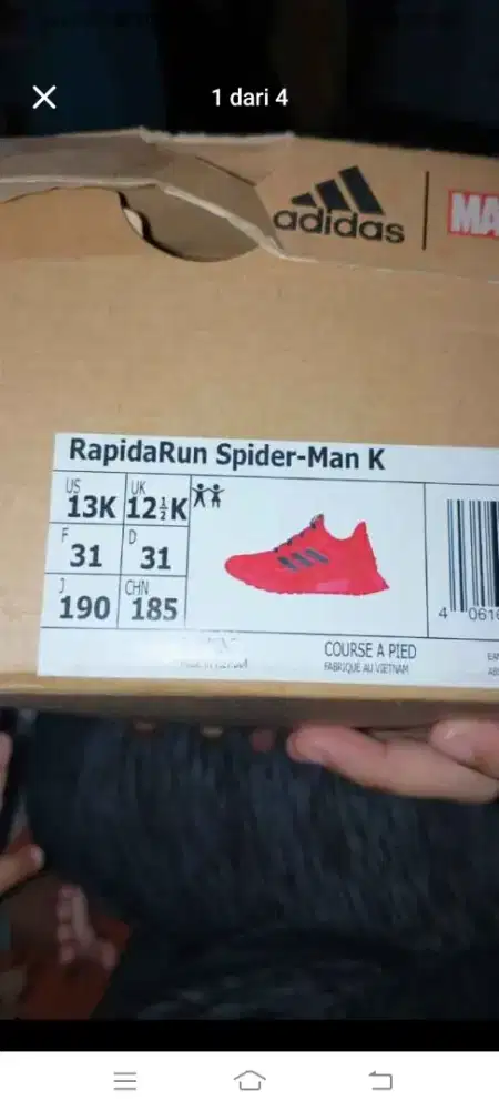 Sepatu anak Adidas RapidaRun