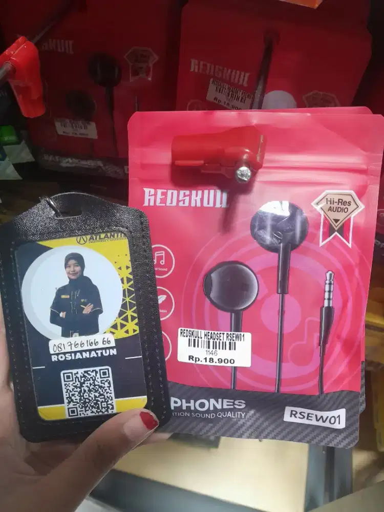 RED SKULL HEADSET RSEW01 ATLANTIS DAHSYAT