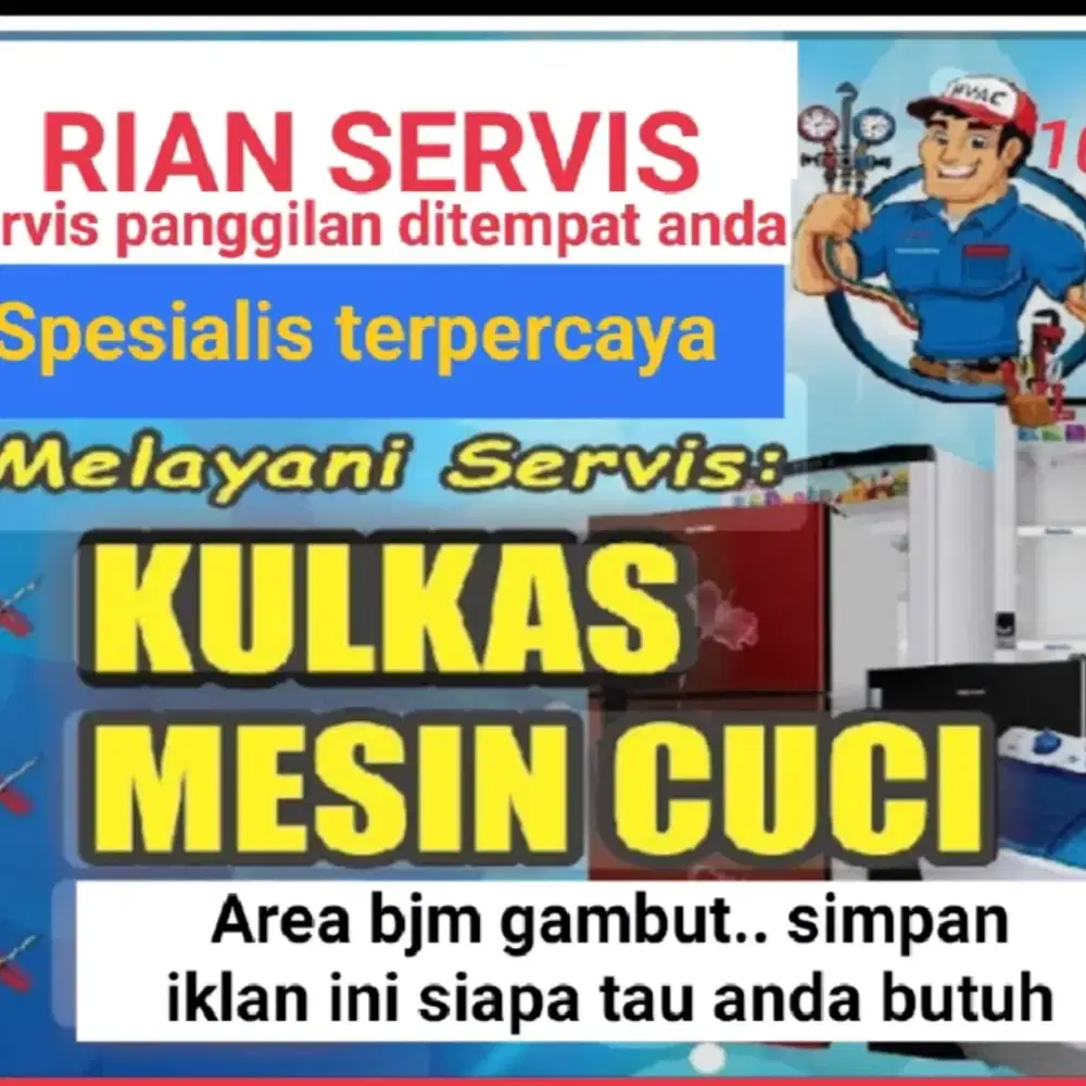 Kulkas mesin cuci rumah kantor
