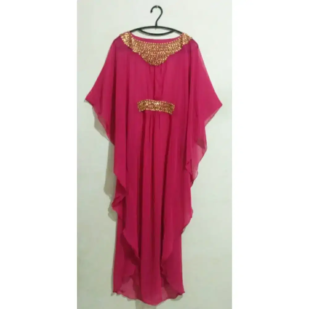 Dress Kaftan Fuschia