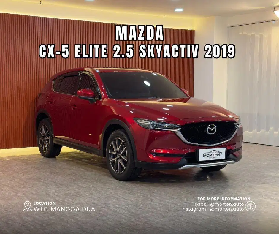 Mazda CX-5 Elite 2019 Odo 54 Ribu Record Antik Bergaransi 2 Tahun