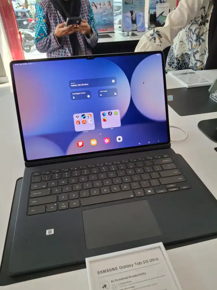 Samsung TAB S10 ULTRA 5G PWP Keyboard + Cover dan Free Speaker Premium