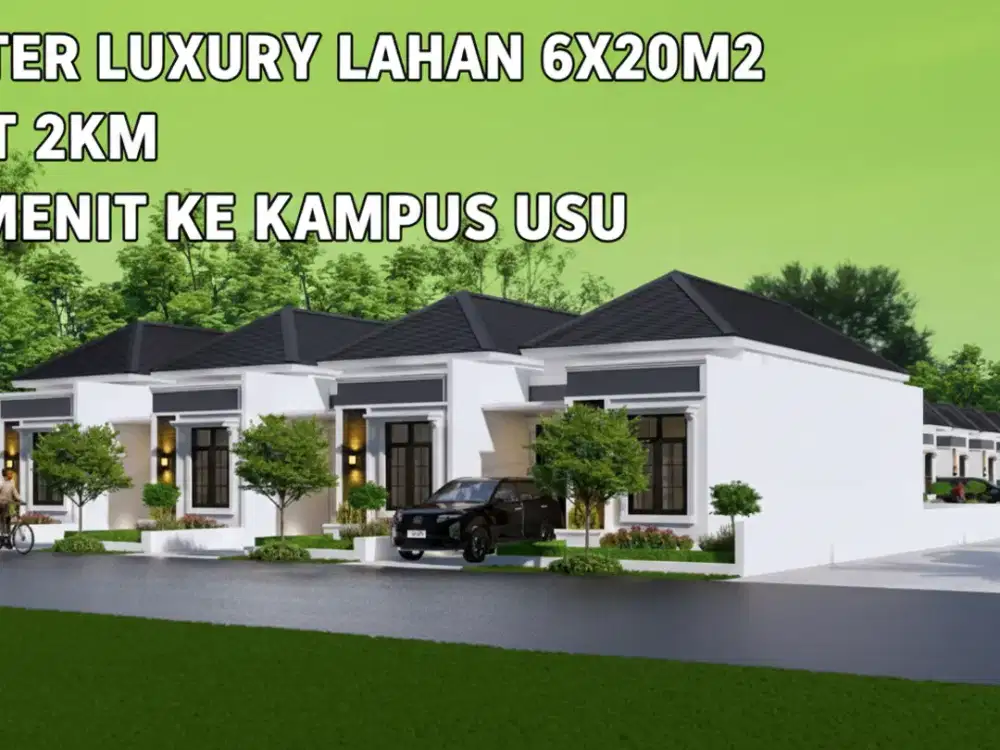 The Esteria Luxury Rumah Mewah Di Padang Bulan Bunga Ester Medan Selayang
