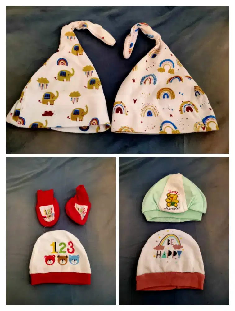 Jual topi bayi , kupluk , kaos kaki anak