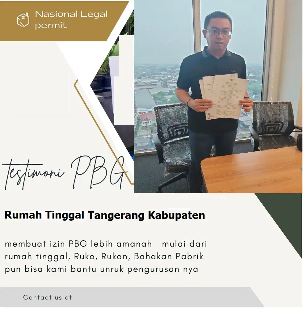 Jasa Imb/Pbg, Sertikat Tanah, SIUJK, Izin Tambang Non/Mineral