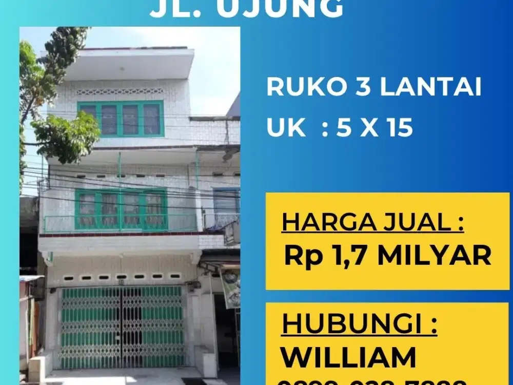 JUAL RUKO JL UJUNG MAKASSAR